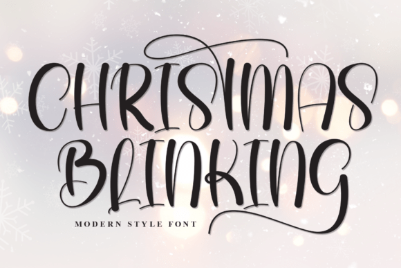 Christmas Blinking: A Friendly Handwritten Display Font for Scroll-Stopping Campaigns