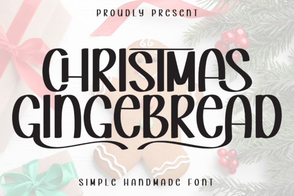 Christmas Gingebread: A Whimsical Display Font for Digital Branding
