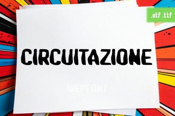 Circuitazione: A Display Font That Makes Your Brand Pop