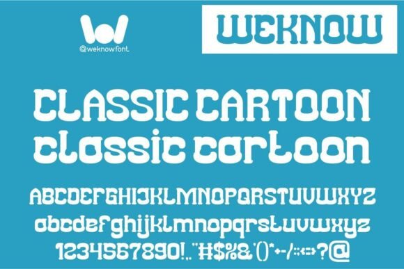 Classic Cartoon Font for Bold Digital Headlines