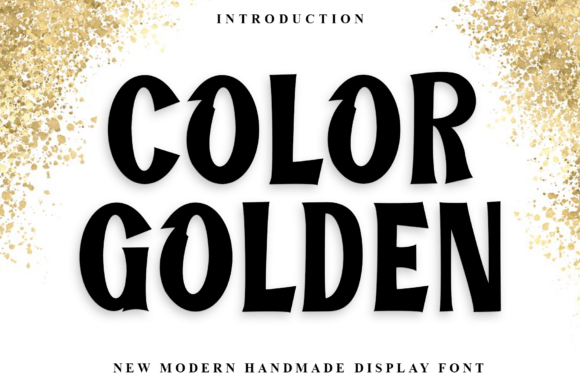 Color Golden: A Bold Display Font That Elevates Your Brand