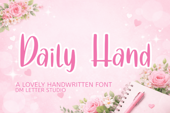 Daily Hand: A Warm, Handwritten Display Font for Real Business Branding