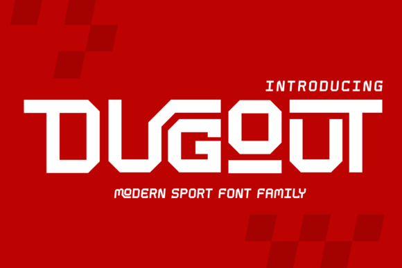 Dugout: A Bold Display Typeface for Campaign Headlines