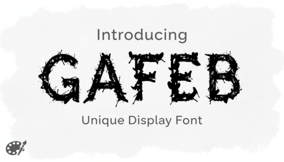 Gafeb: A Display Font That Commands Attention