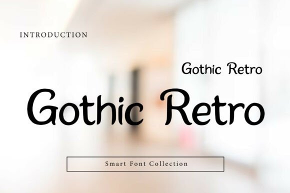 Gothic Retro Font: Bold Vintage Charm for Handmade Brands