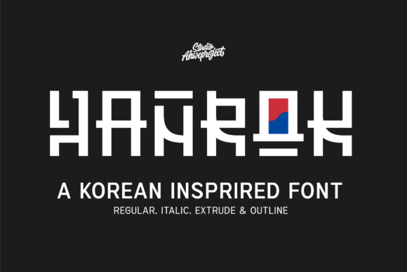 Hanrok: A Bold Display Font for Editorial Impact