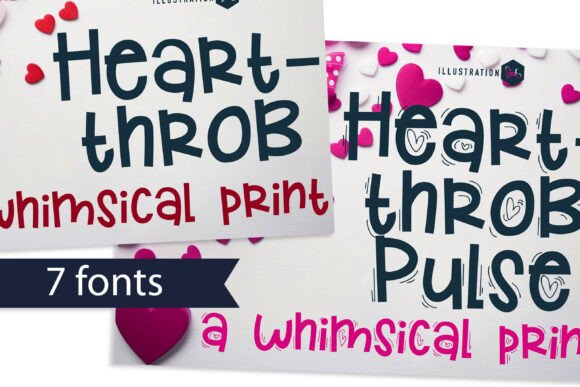 Heart Throb: A Display Font That Makes Your Headlines Beat Louder