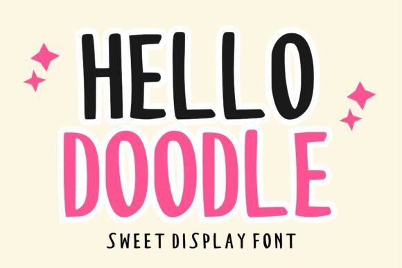 Hello Doodle: A Playful Display Font for Editorial Charm