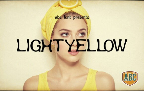 Lightyellow: A Display Font That Elevates Handmade Charm