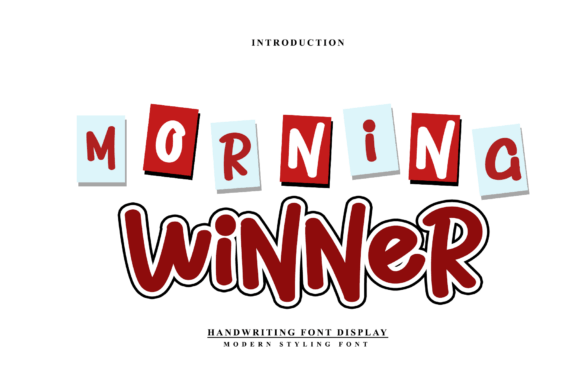 Morning Winner: A Display Font That Adds Energy to Your Brand