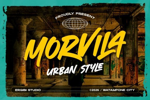 Morvila: A Confident Display Typeface for Modern Web Design
