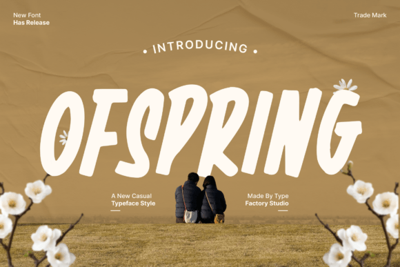 Offspring: A Handwritten Display Font That Feels Human