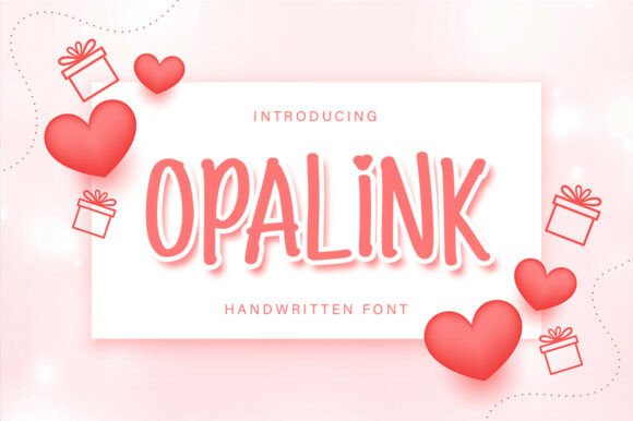 Opalink: A Display Font That Earns Its Space