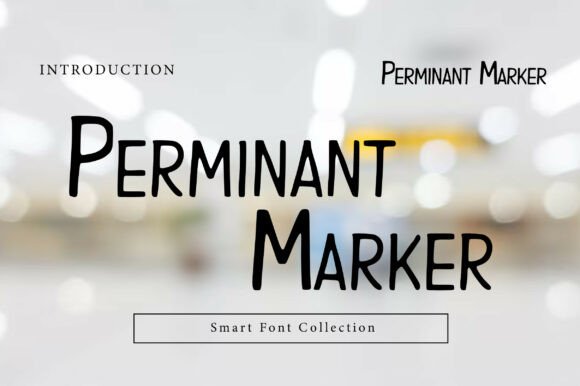 Perminant Marker: A Raw, Bold Display Font for Authentic Branding