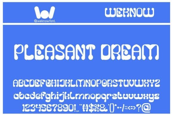 Pleasant Dream: A Display Font for Modern Digital Identity