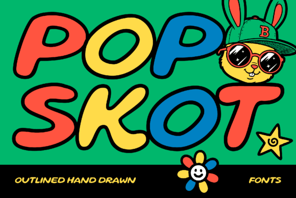 Popskot: A Bold, Hand-Drawn Display Font That Actually Works