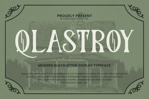 Qlastroy Modern: A Display Font That Elevates Real Small Business Branding