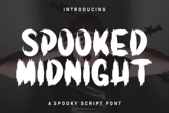 Spooked Midnight: A Handwritten Display Font with Quiet Charm