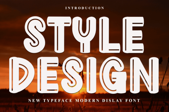 Style Design: A Friendly, Polished Display Font for Small Business Branding
